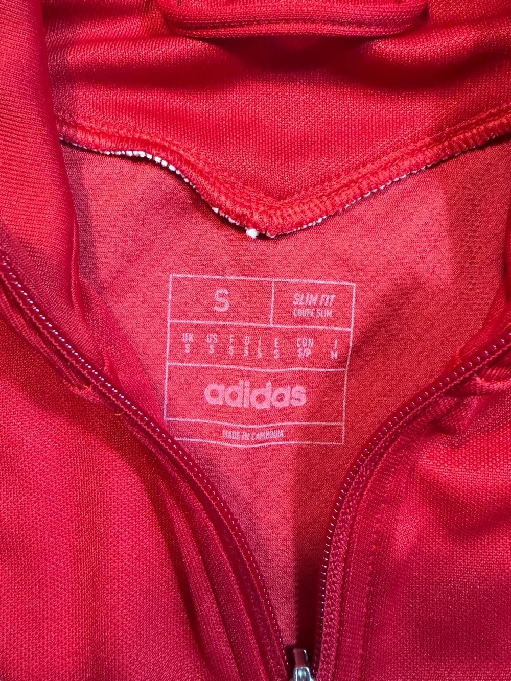 adidas red track
